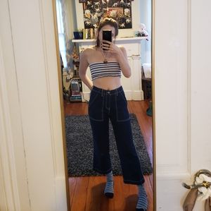 High waisted jeans